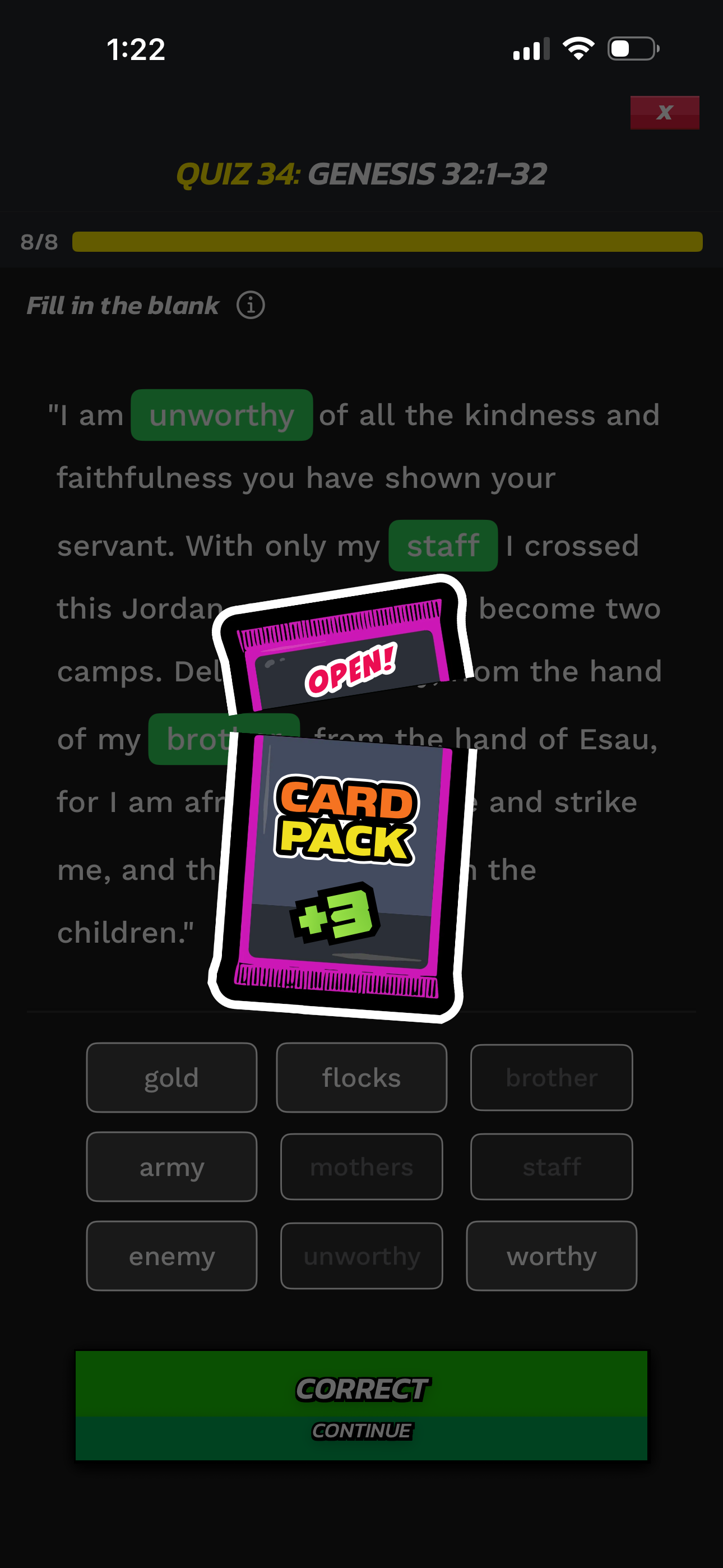 Open a Card Pack